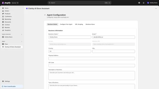 Clerkly AI Store Assistant screenshot