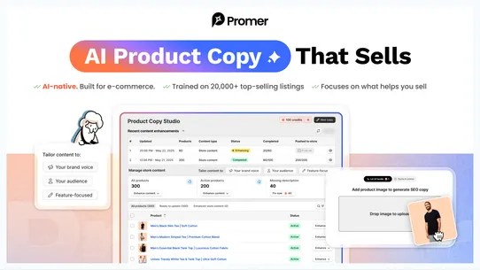 Promer AI: Product Description screenshot