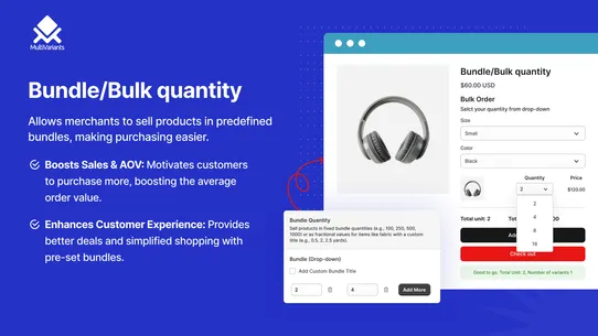 MultiVariants ‑ Bulk Order screenshot