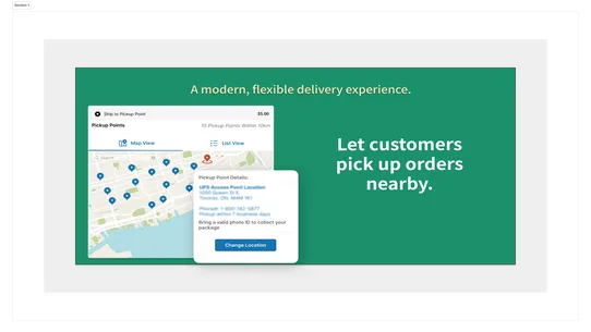 Cornerdrop Pickup Points screenshot
