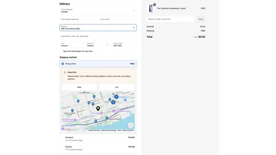 Cornerdrop Pickup Points screenshot