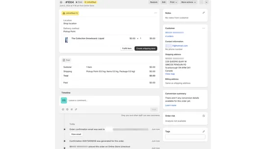 Cornerdrop Pickup Points screenshot
