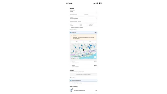 Cornerdrop Pickup Points screenshot