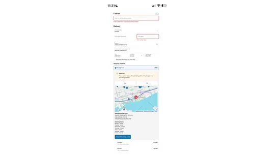 Cornerdrop Pickup Points screenshot
