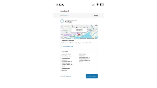 Cornerdrop Pickup Points screenshot