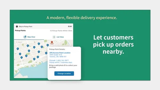 Cornerdrop Pickup Points screenshot