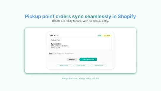 Cornerdrop Pickup Points screenshot