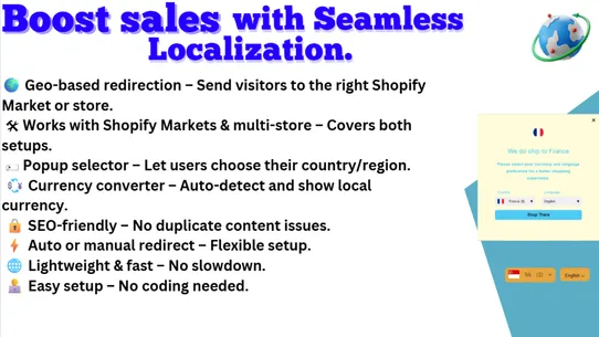 Geolocation Country Redirect screenshot