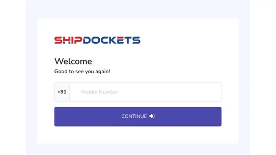 Shipdockets‑Logistics Partner screenshot