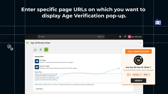 Milople Age Verification screenshot