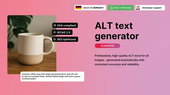 Describerry ‑ Image ALT Texts screenshot
