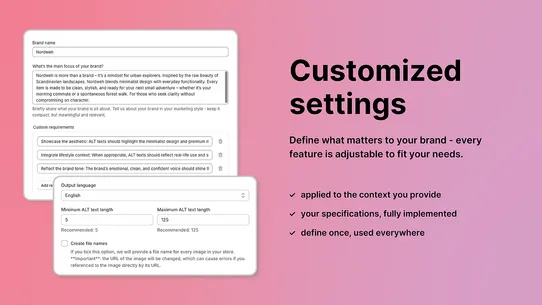 Describerry ‑ Image ALT Texts screenshot