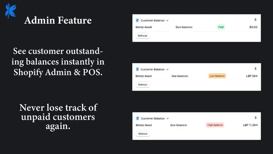 FKC Customer Balance screenshot