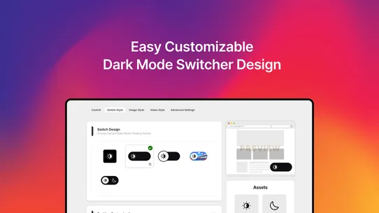 Darklix ‑ Dark Mode Switcher screenshot