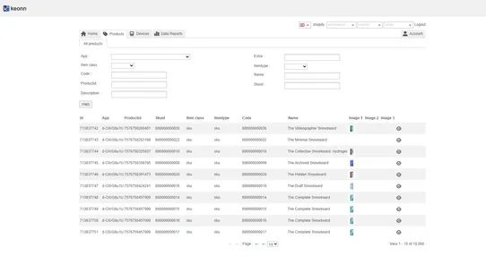 Keonn RFID screenshot