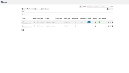 Keonn RFID screenshot
