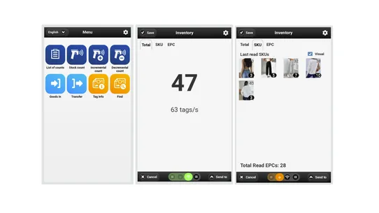 Keonn RFID screenshot