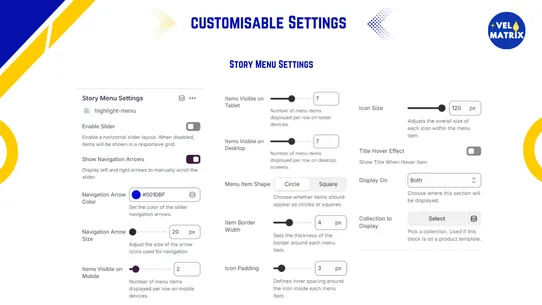 Easy Highlights Menu screenshot