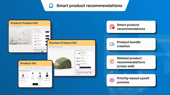 Webrex: Upsell &amp; Cross Sell screenshot