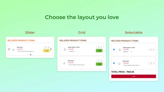 Slash Upsell &amp; Cross Sell screenshot