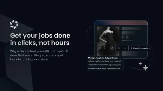 CrispX: AI Product Description screenshot