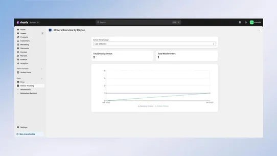 Device Tracking Extension screenshot