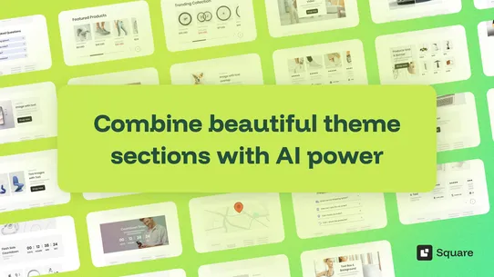 Theme Sections &amp; AI Pages screenshot