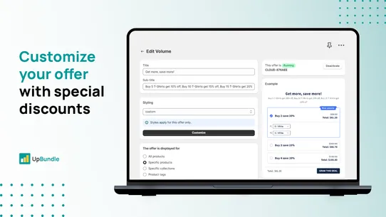 BOGOX Upsell BOGO &amp; Free Gift screenshot