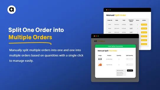 SPL‑ Split Orders screenshot