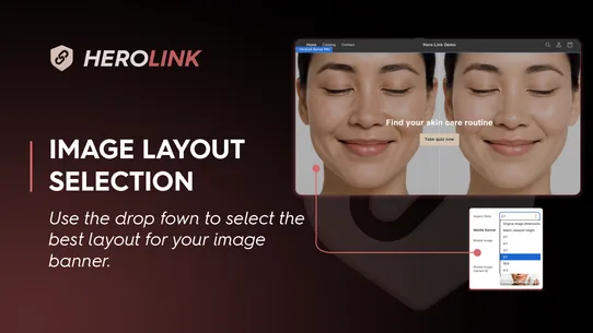 Hero Link ‑ Click Image Banner screenshot