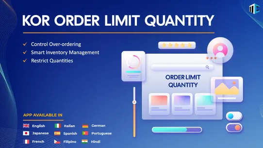 KOR Order Limit Quantity screenshot