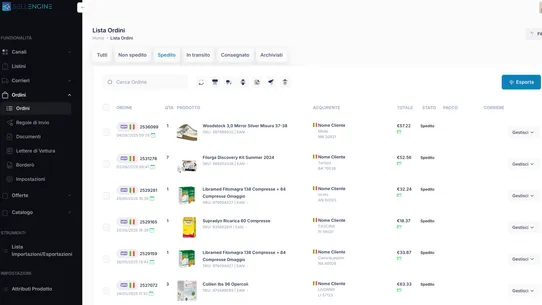 Sellengine screenshot