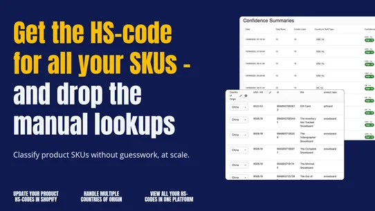 BorderFriendly HS Code Finder screenshot