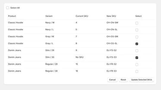 Lamnia ‑ SKU Generator screenshot