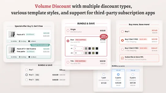 uShopAid‑ Easy Bundle Builder screenshot