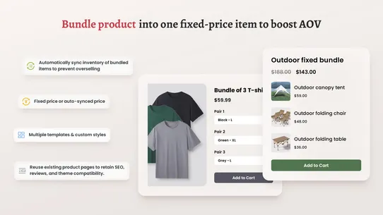 uShopAid‑ Easy Bundle Builder screenshot