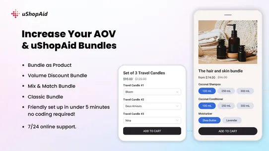 uShopAid ‑ Easy Bundle Builder screenshot