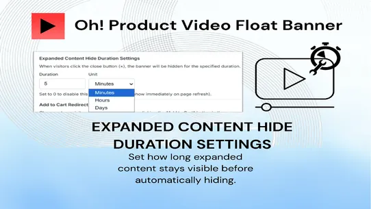 Oh! Product Video Float Banner screenshot