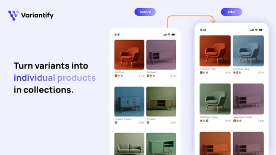 Show variants ‑ Variantify screenshot
