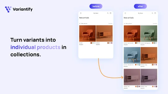 Variantify ‑ Show variants screenshot