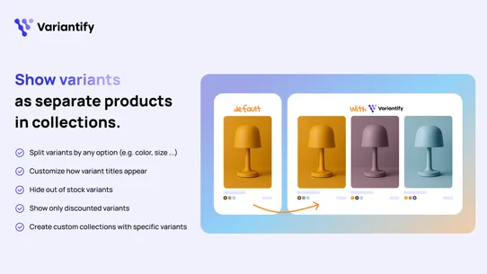 Variantify ‑ Show variants screenshot