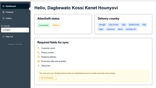 AtlasSync screenshot