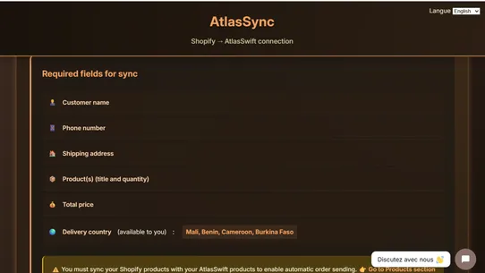 AtlasSync screenshot