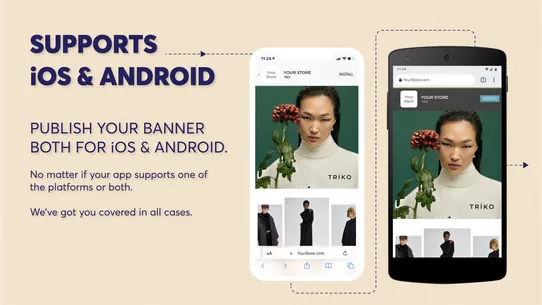 Mobile App Banner ‑ Shopney screenshot