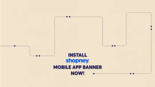 Mobile App Banner ‑ Shopney screenshot