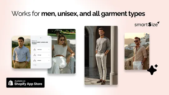 SmartSize AI &amp; Size Chart Quiz screenshot