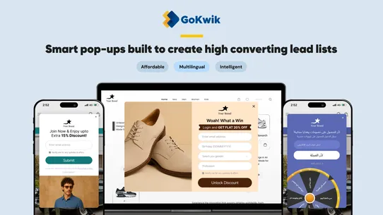 Kwik Booster‑PopUps &amp; LeadGen screenshot