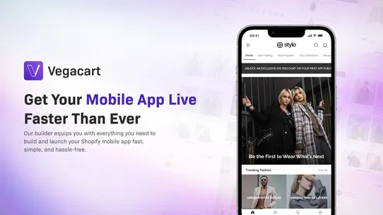 Mobile App Builder ‑ Vegacart screenshot