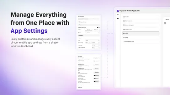 Mobile App Builder ‑ Vegacart screenshot