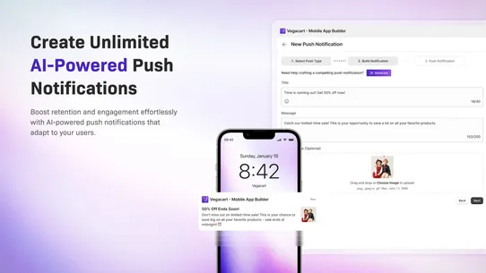 Mobile App Builder ‑ Vegacart screenshot